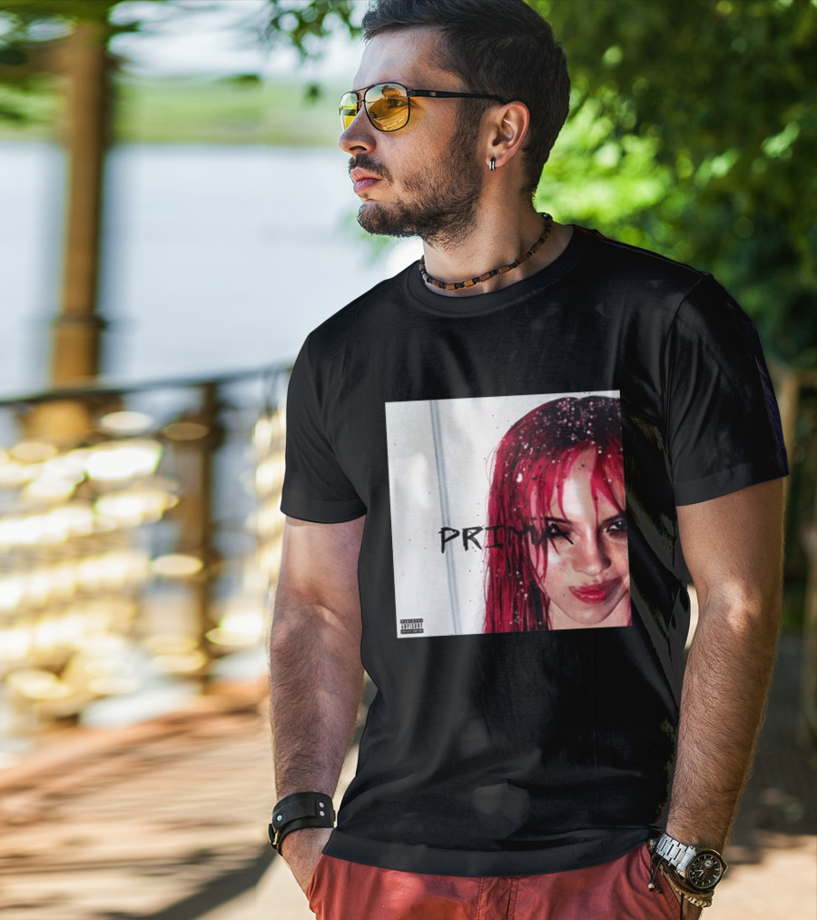 Adela Jergova Prima New Album Cover 2026 Pink Hair T-Shirt