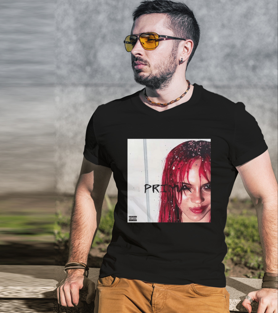 Adela Jergova Prima New Album Cover 2026 Pink Hair T-Shirt