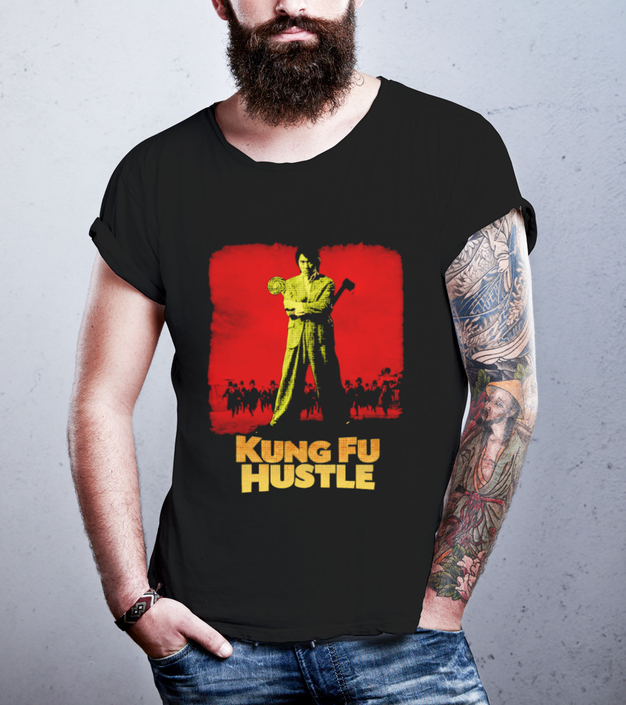 Kung Fu Hustle Axe Lollipop Scene Red T-Shirt