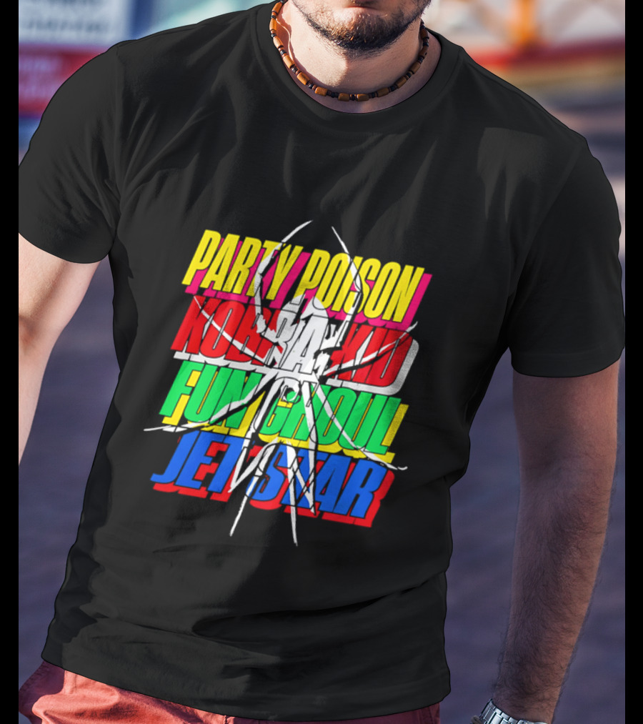 Party Poison Kobra Kid Fun Ghoul Jet Star My Chemical Romance The Fabulous Killjoys T-Shirt
