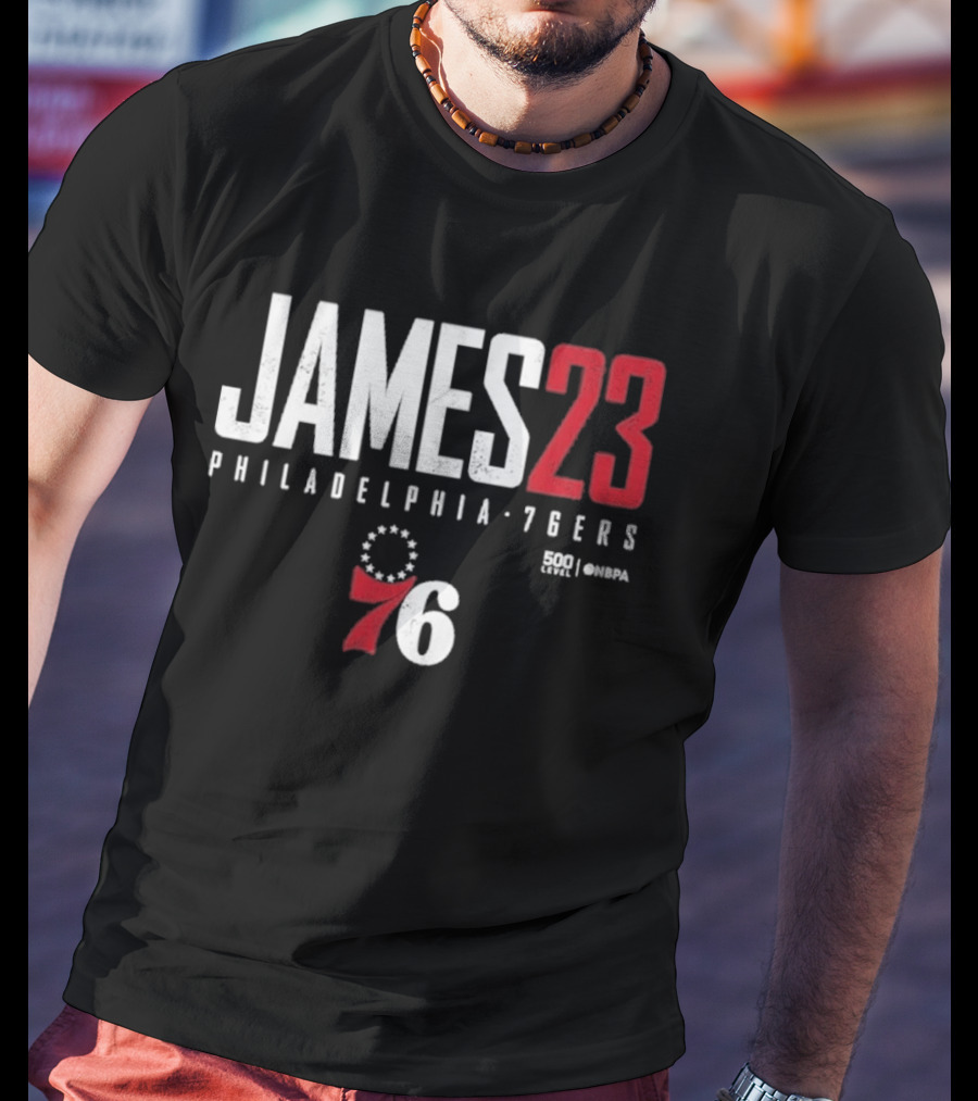 JAMES 23 Philadelphia 76ers 76 NBA T-Shirt