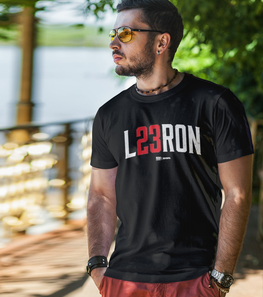LeBron L23RON 23 Number Sports T-Shirt