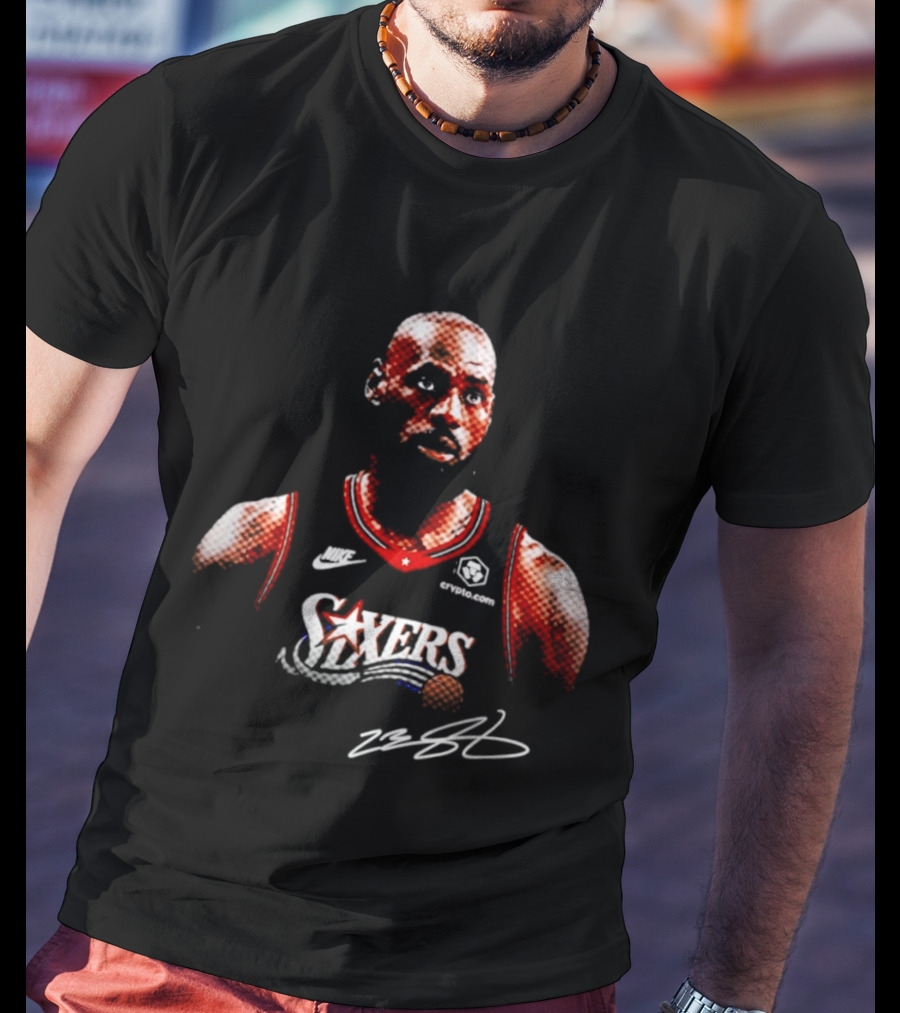 LeBron James Sixers Basketball Jersey Crossover Fan T-Shirt