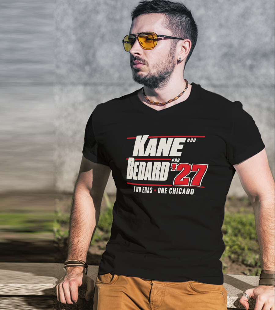 Kane 88 Bedard 98 '27 Two Eras One Chicago T-Shirt