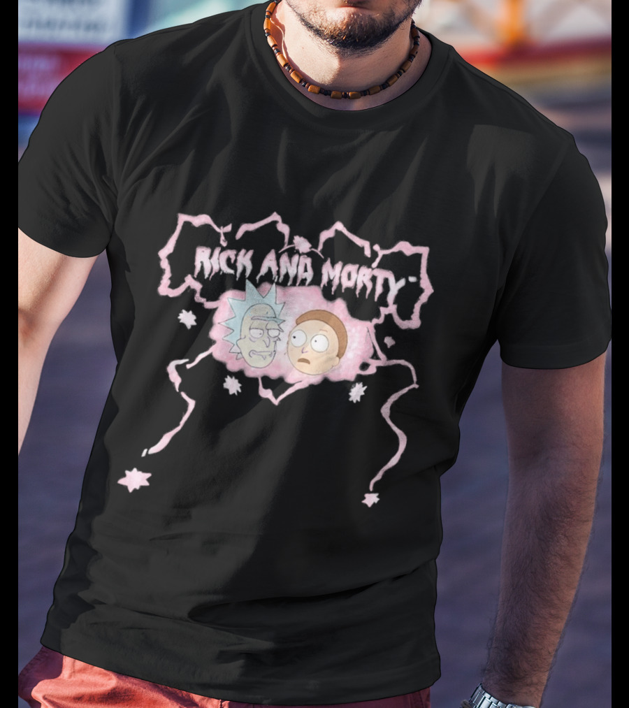 Secret Lives Of Gypsy Wives S01 Rick And Morty Pink Portal T-Shirt