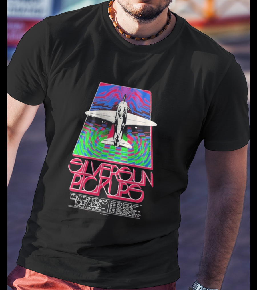 Silversun Pickups Tenterhooks Tour 2026 Australia New Zealand July Cities List T-Shirt