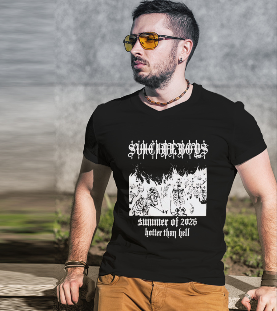 Suicideboys Summer Of 2026 Hotter Than Hell Skeletons T-Shirt