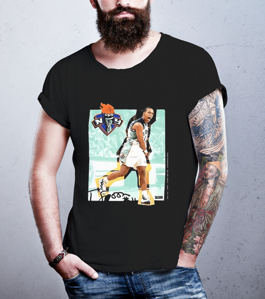 WNBA Legends Teresa Weatherspoon New York Liberty SLAM T-Shirt