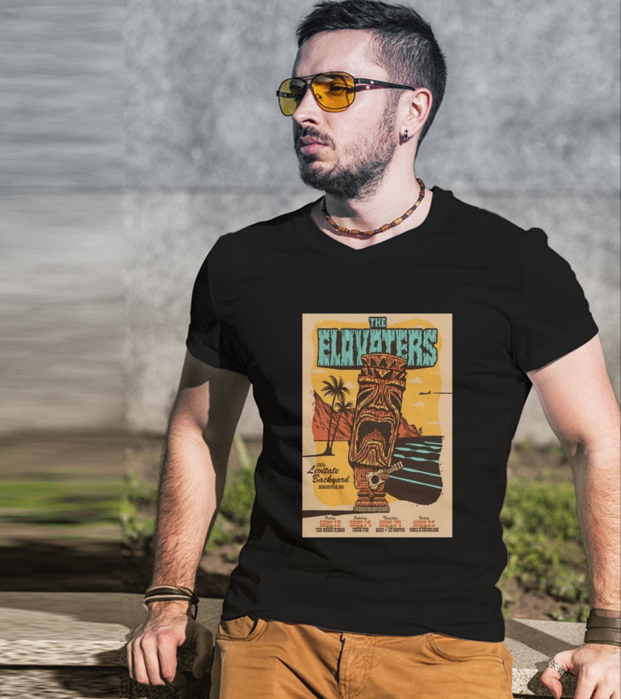 The Elovaters 2026 Levitate Backyard Marshfield MA Event With The Guess Who Max DJ Boppa Emily Rose Sept 18 25 T-Shirt