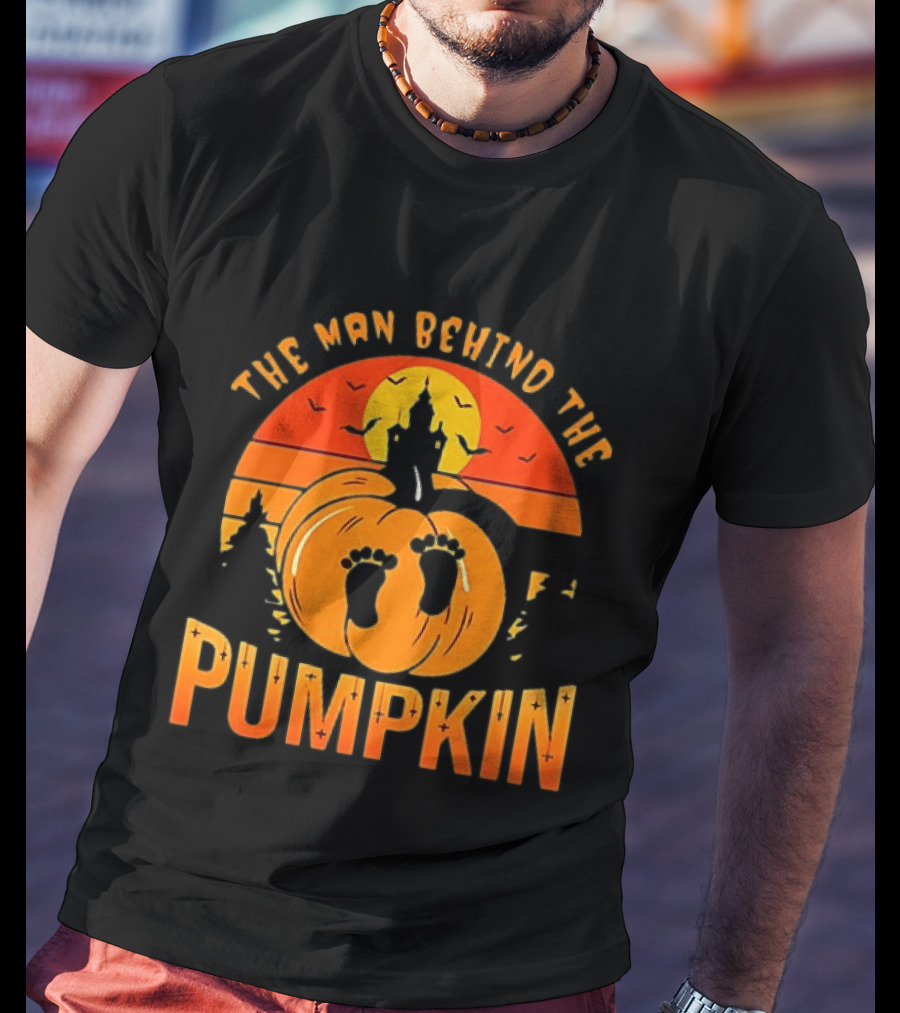 The Man Behind The Pumpkin Halloween 2026 T-Shirt