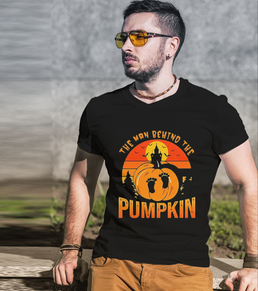 The Man Behind The Pumpkin Halloween 2026 T-Shirt