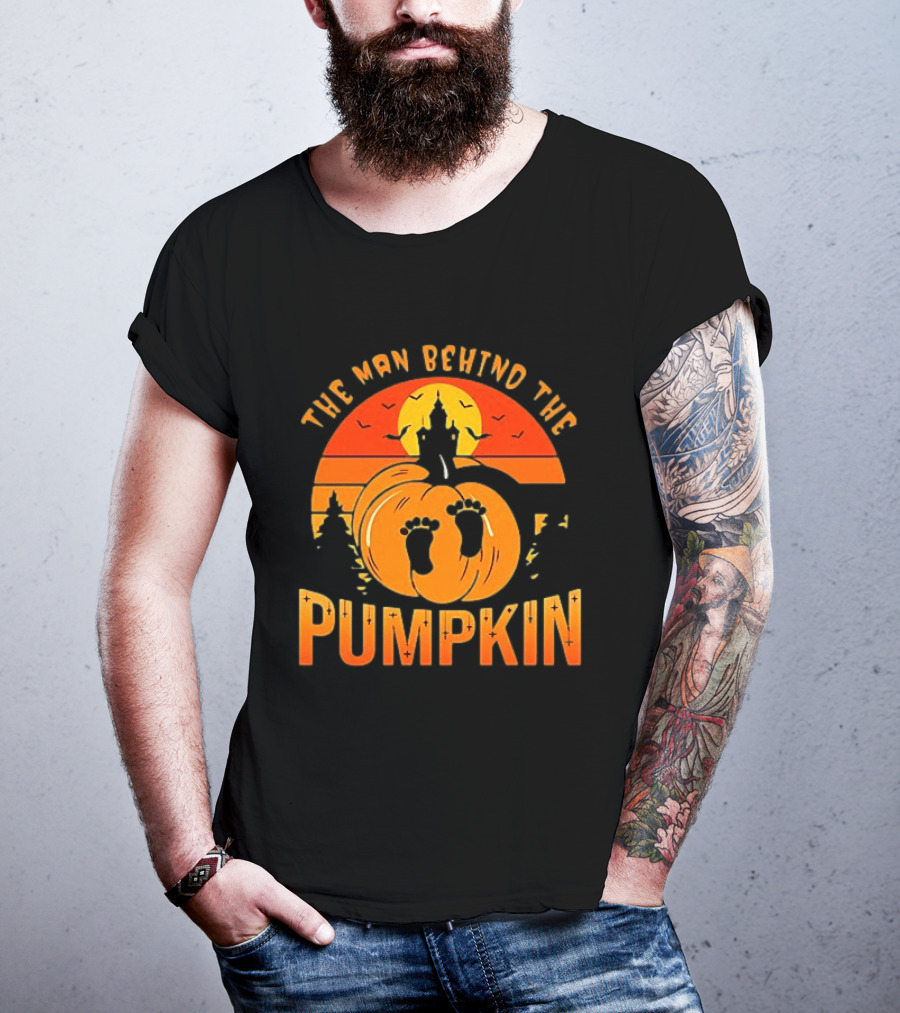 The Man Behind The Pumpkin Halloween 2026 T-Shirt