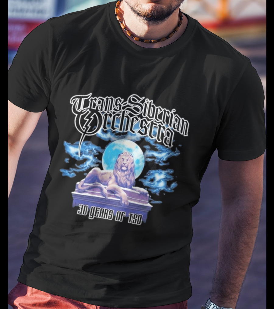 Trans Siberian Orchestra 30 Years Of TSO With Lion And Moon T-Shirt