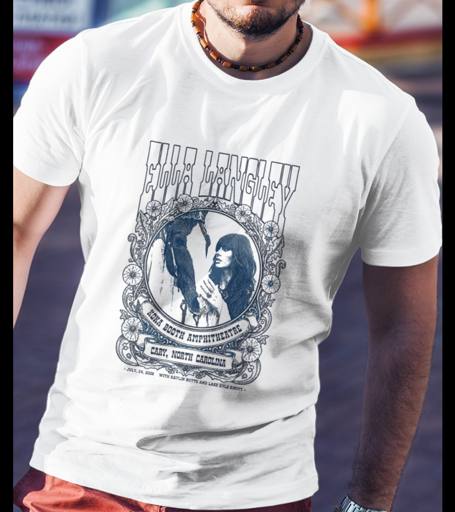 Ella Langley Kaylin Butts Lake Kyle Knott Live Koka Booth Amphitheatre Cary NC 2026 T-Shirt