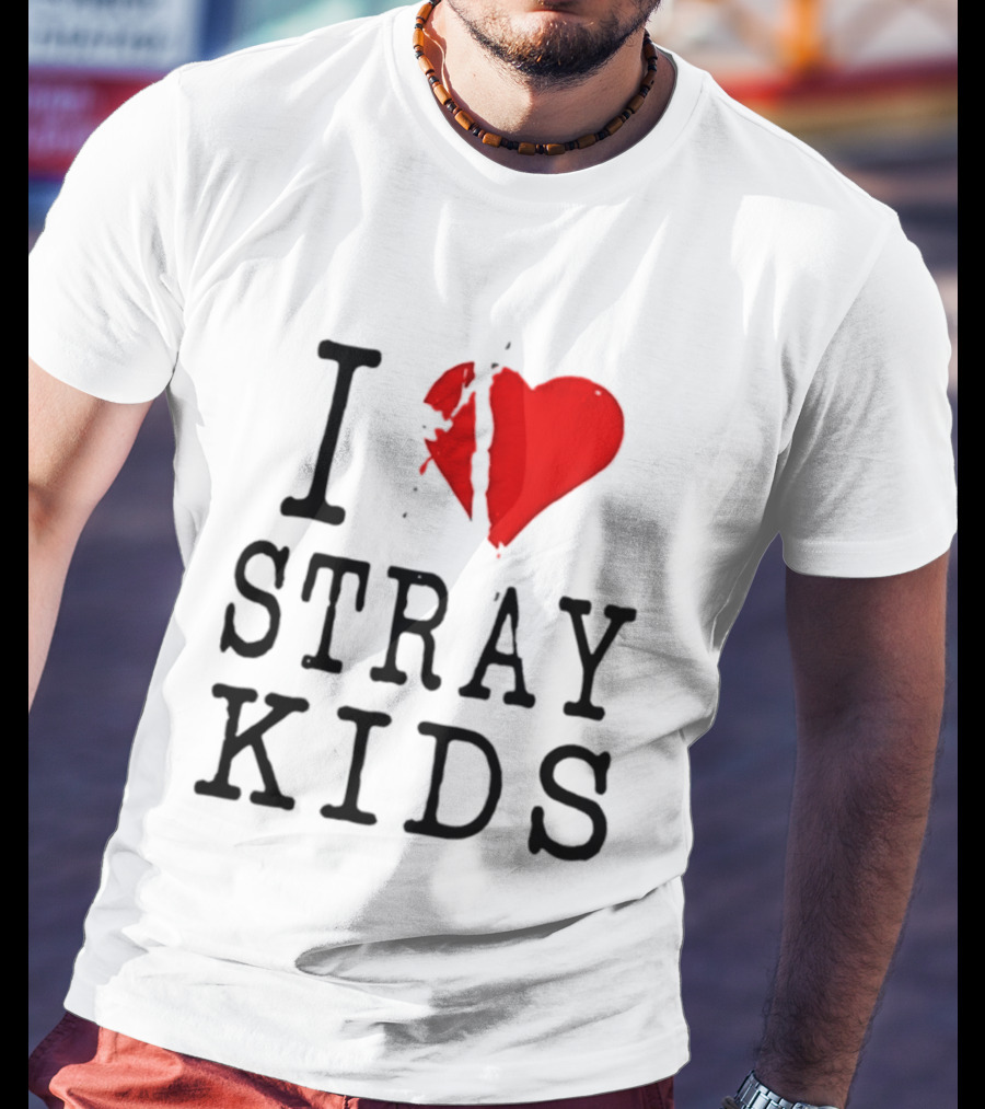 I Love Stray Kids Broken Heart T-Shirt