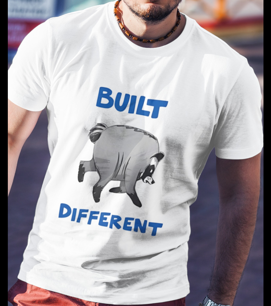 Jimothy The Raccoon Built Different T-Shirt
