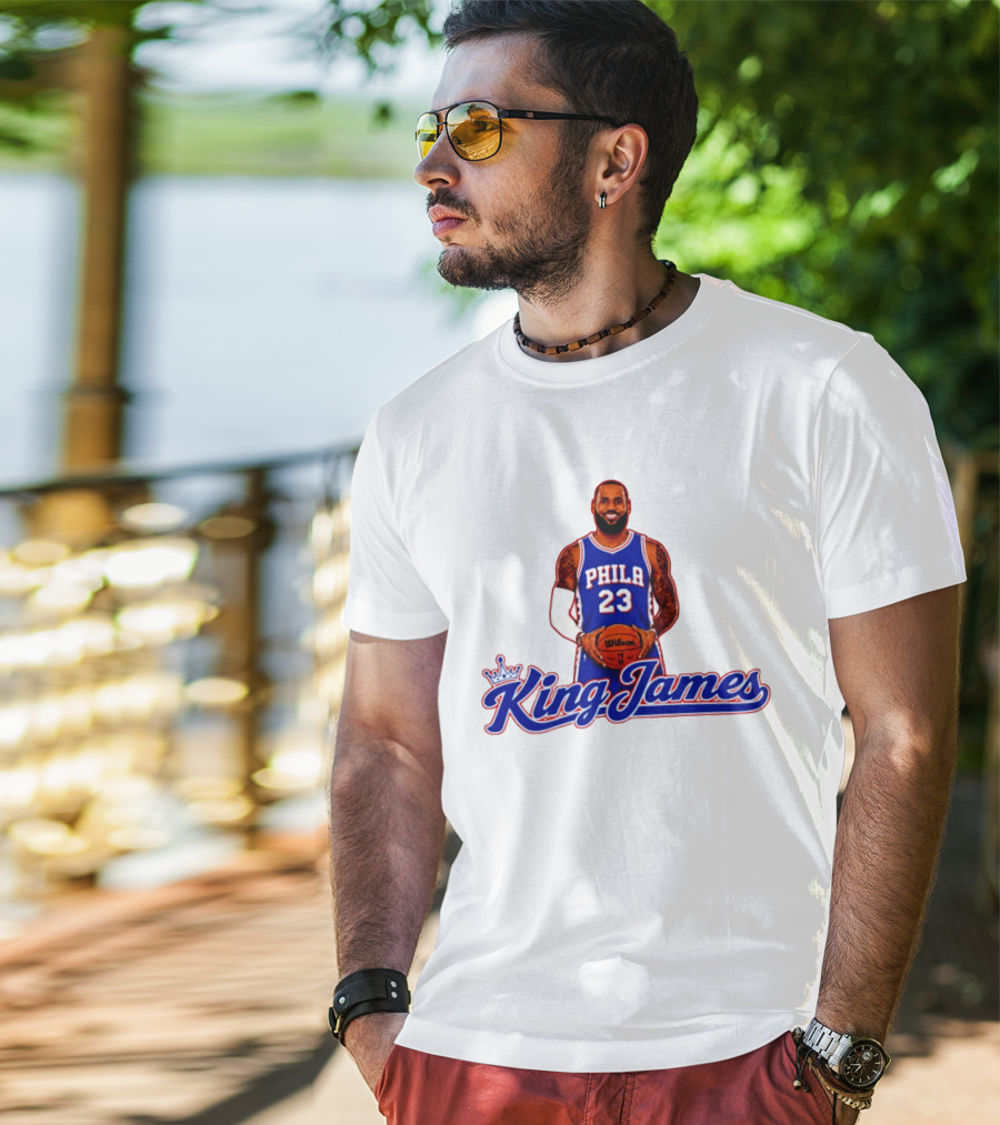 King James Philly 23 Basketball Legend T-Shirt