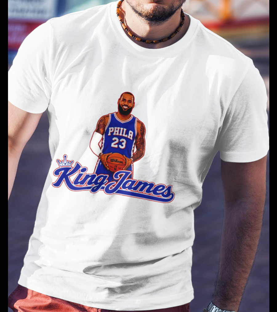 King James Philly 23 Basketball Legend T-Shirt