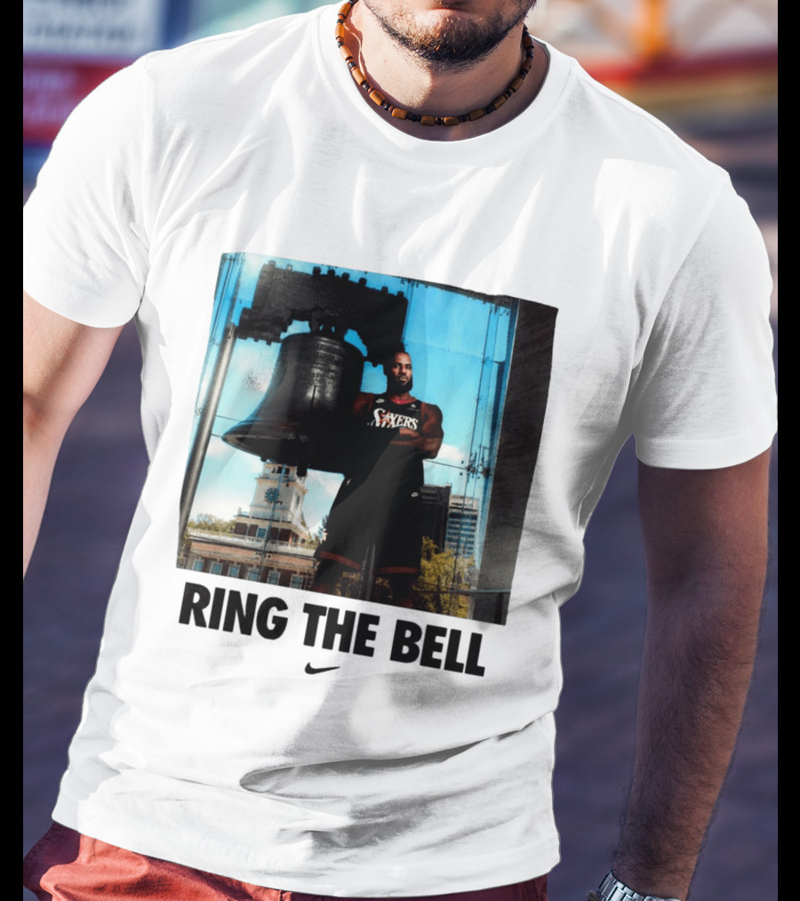 LeBron James Sixers Liberty Bell Ring The Bell T-Shirt