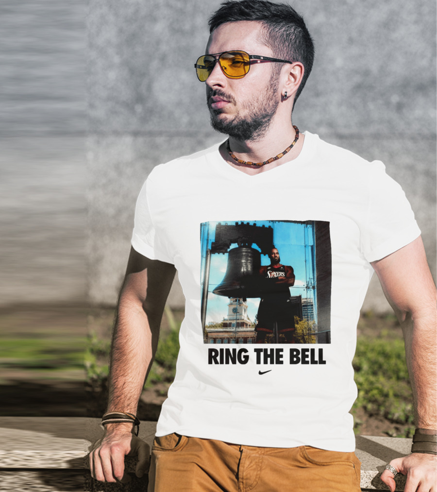 LeBron James Sixers Liberty Bell Ring The Bell T-Shirt