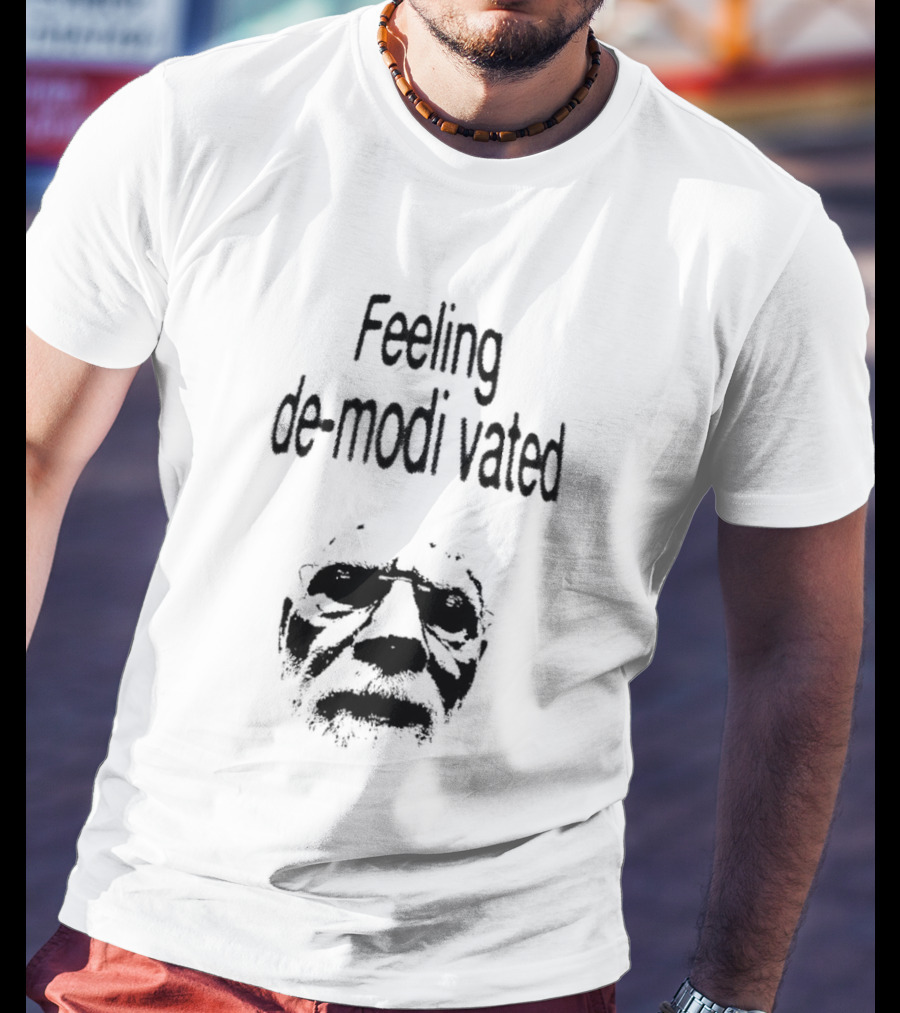 Pradhan Mantri Feeling De Modi Vated Playful Expression T-Shirt