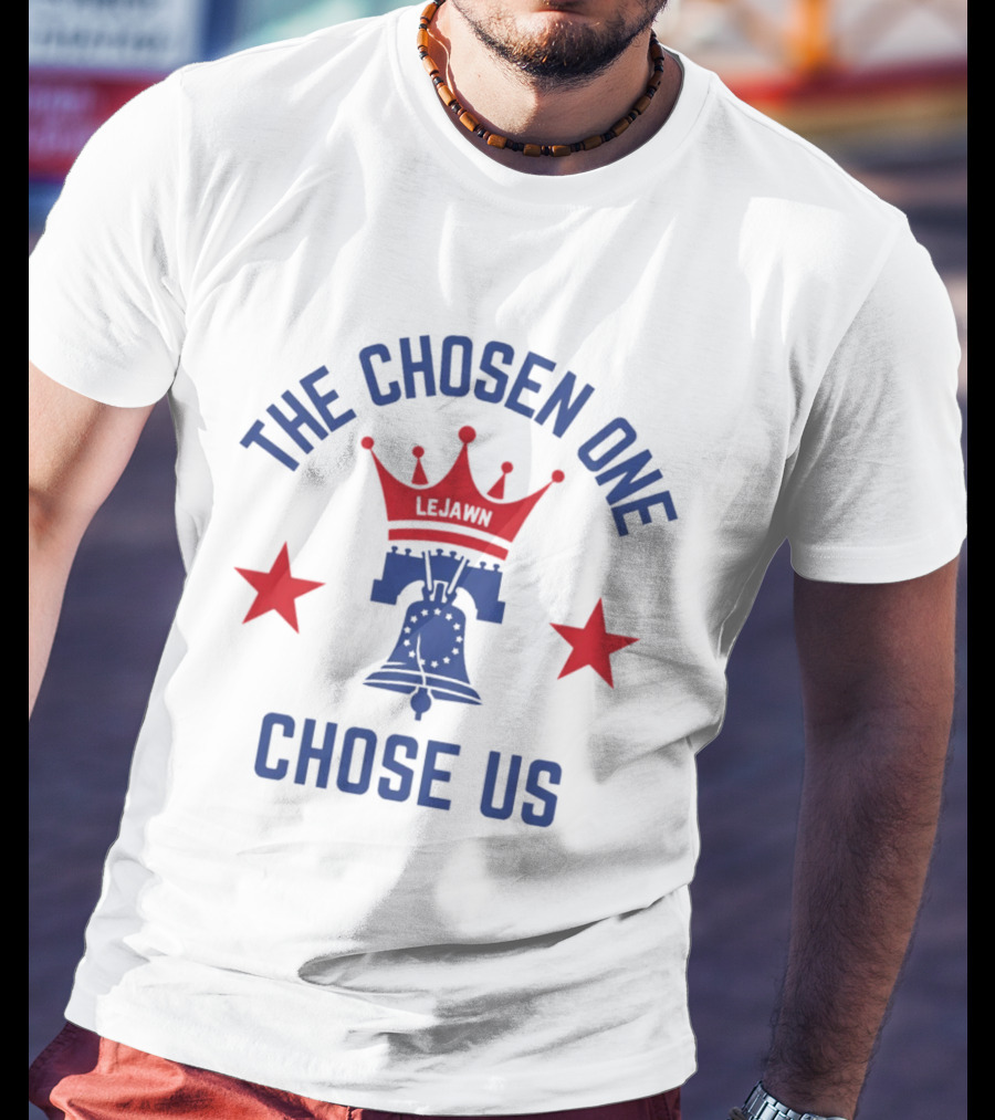 The Chosen One Chose Us LeBron James Liberty Bell Crown Stars T-Shirt