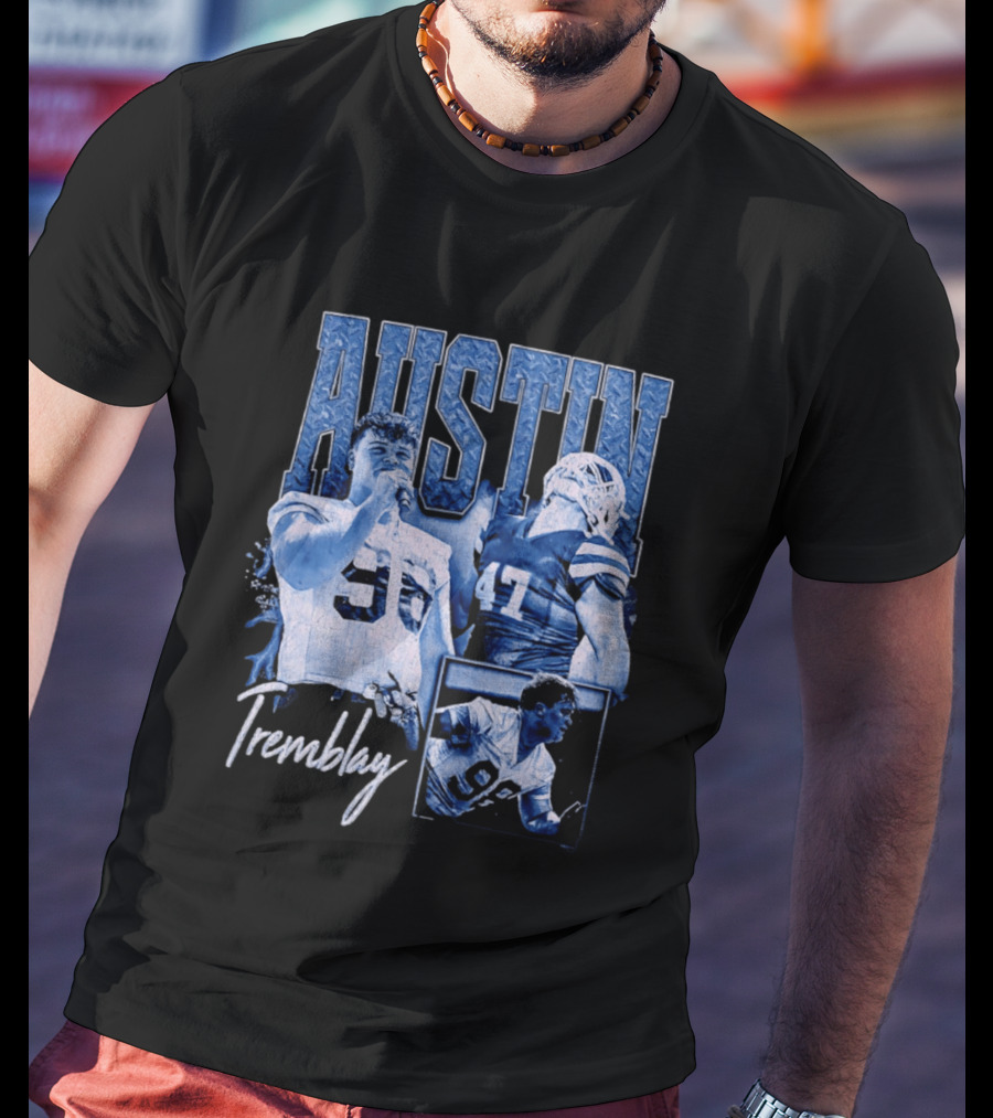 Austin Tremblay Football Austin 36 47 Sports T-Shirt