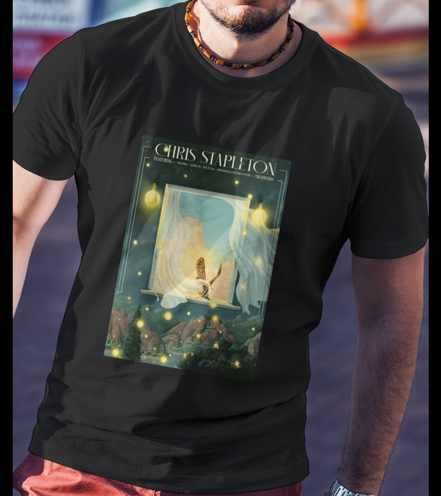 Chris Stapleton Featuring The Gorge George WA July 25 2026 With Special Guest Grace Potter The Honchos T-Shirt