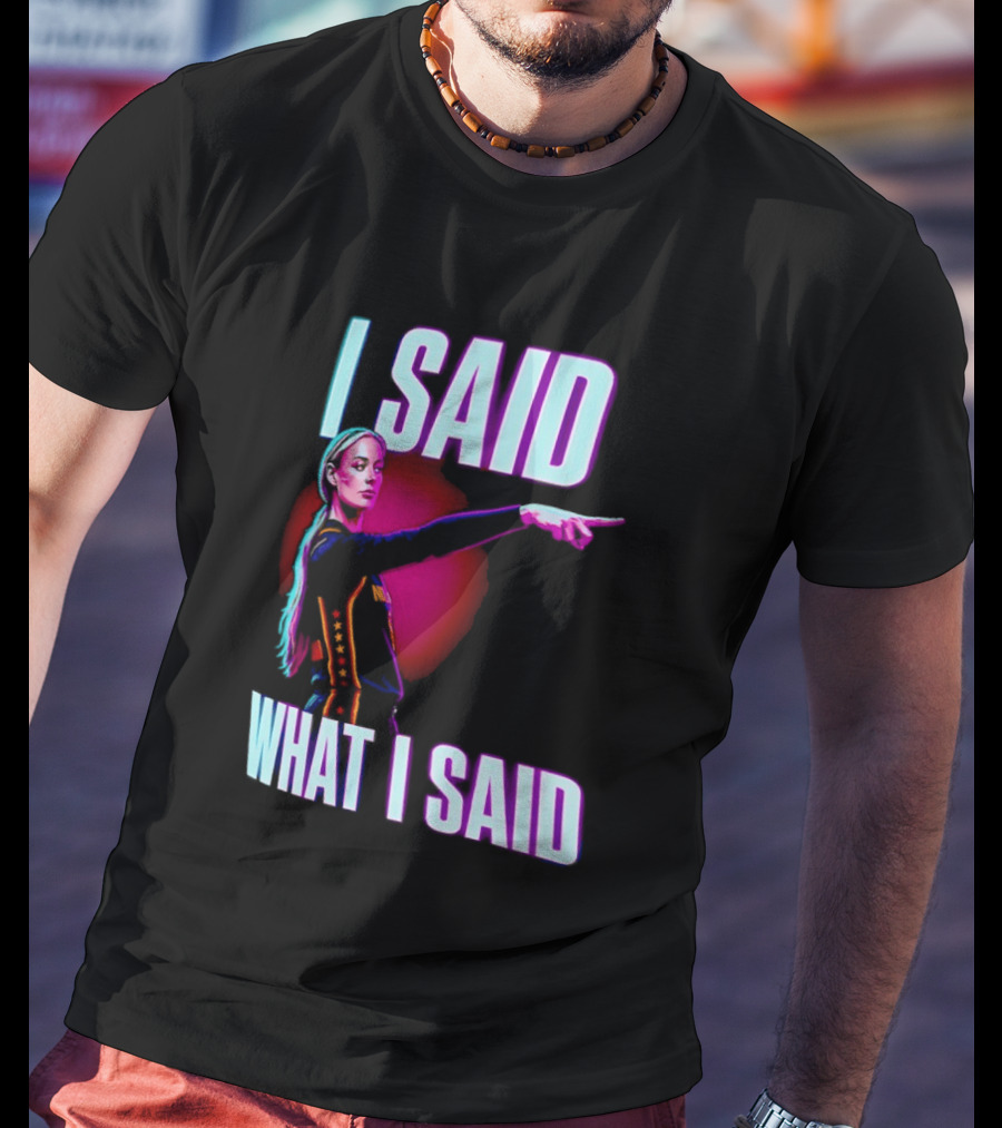 Sophie Cunningham I Said What I Said Pointing Indiana Fever WNBA Basketball T-Shirt