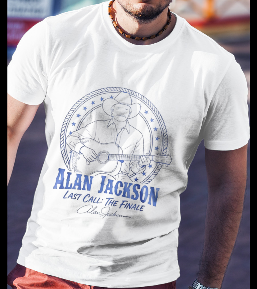 Alan Jackson Last Call The Finale Tour 2026 Tennessee Titans Collaboration T-Shirt