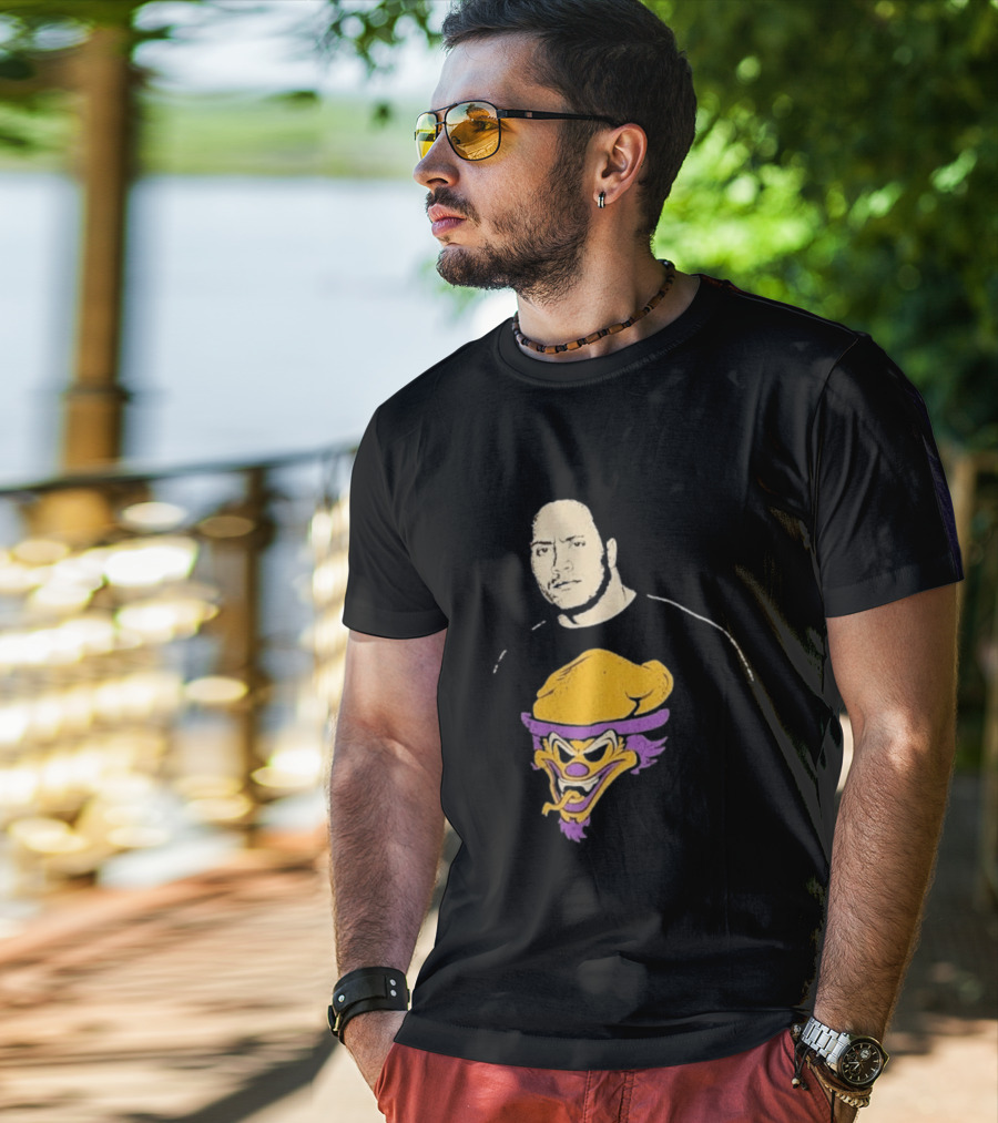 Dwayne Johnson The Rock Insane Clown Posse Collaboration T-Shirt