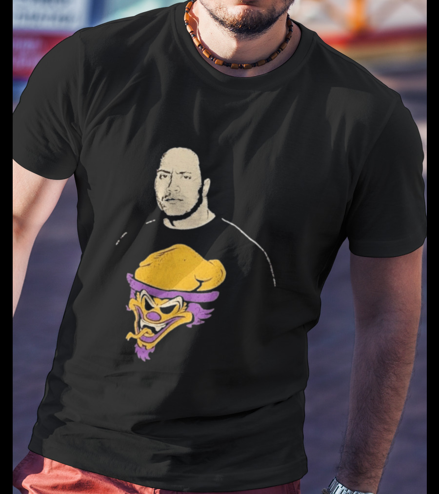 Dwayne Johnson The Rock Insane Clown Posse Collaboration T-Shirt
