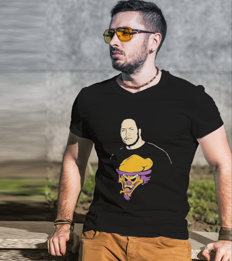 Dwayne Johnson The Rock Insane Clown Posse Collaboration T-Shirt