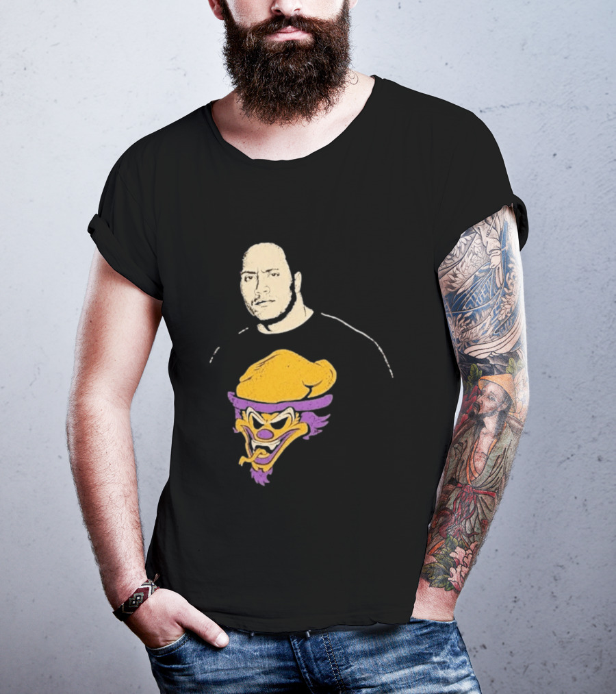 Dwayne Johnson The Rock Insane Clown Posse Collaboration T-Shirt