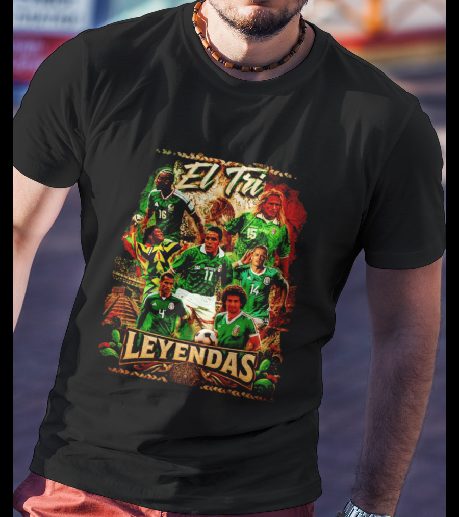 El Tri Leyendas Mexico National Football Team Legend Players T-Shirt
