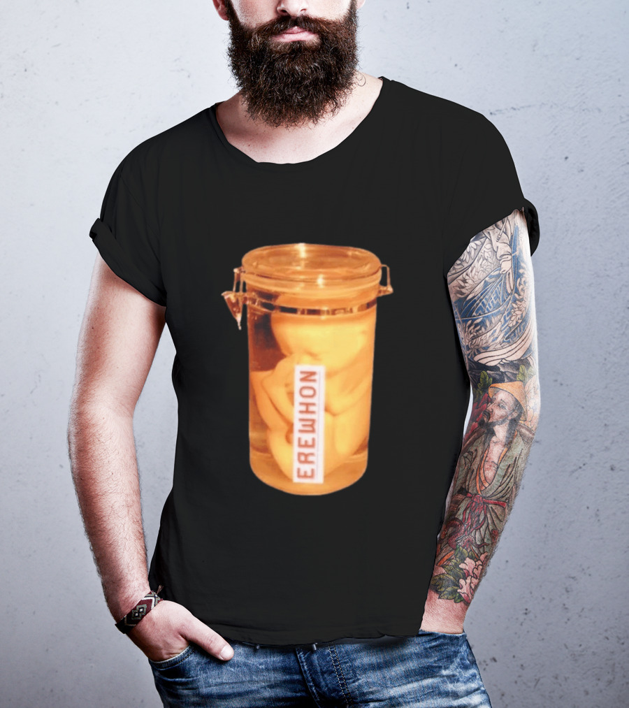 Erewhon Baby Jar Conceptual Artwork In Glass Container T-Shirt