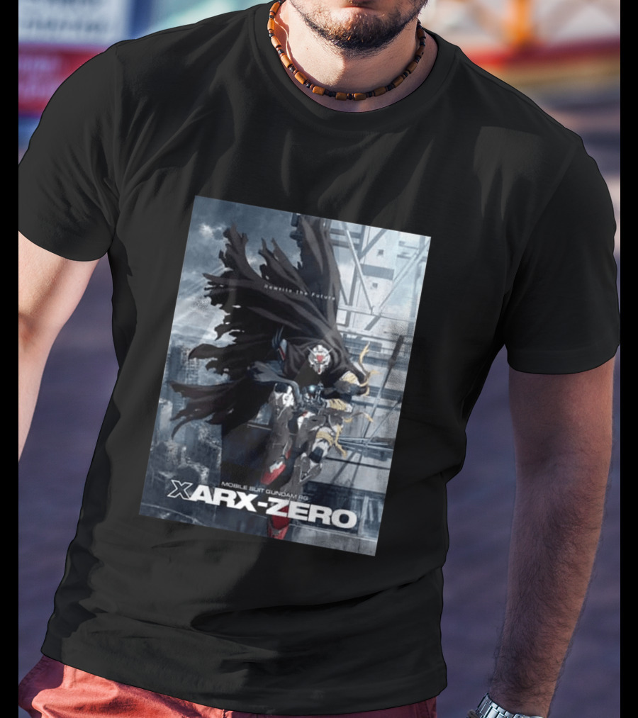 Rewrite The Future Mobile Suit Gundam RG Xarx Zero New Series T-Shirt