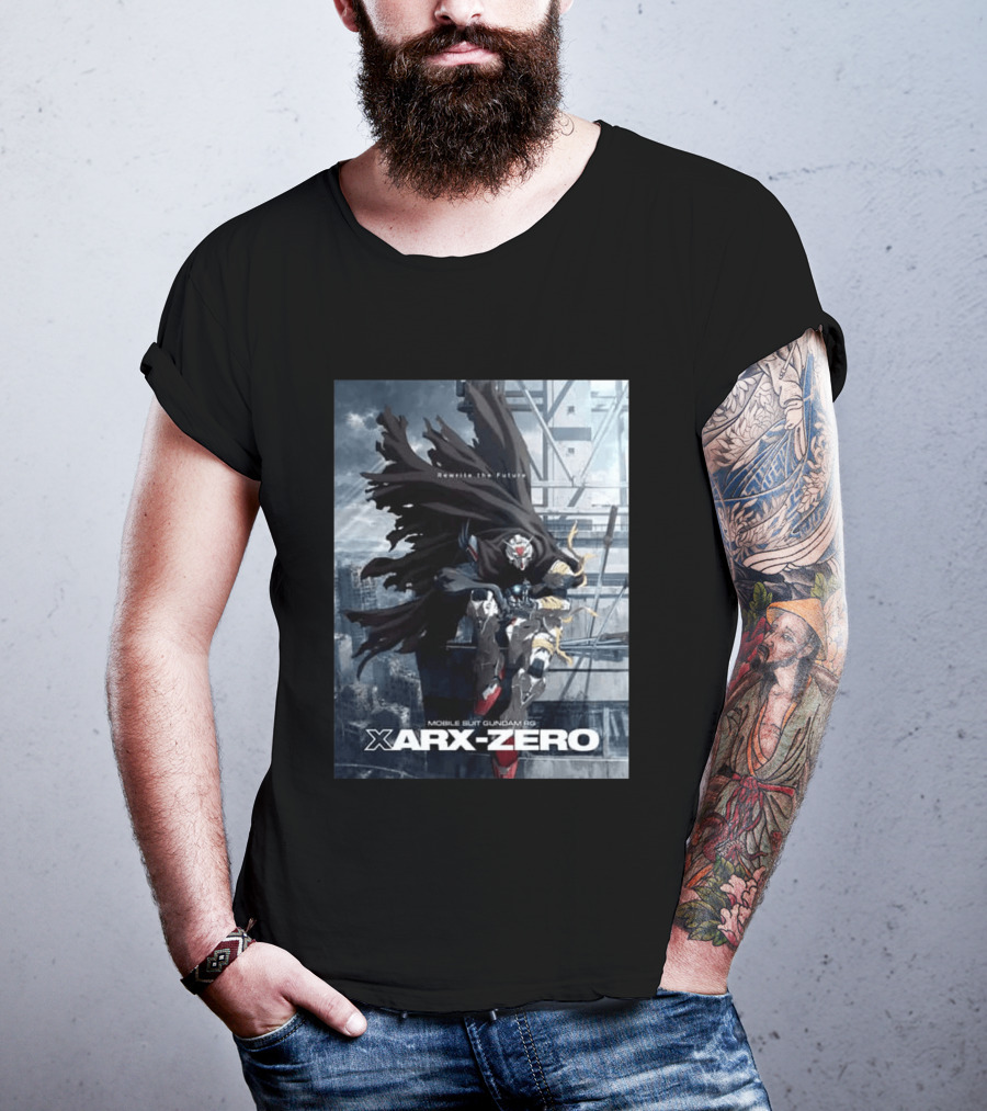 Rewrite The Future Mobile Suit Gundam RG Xarx Zero New Series T-Shirt