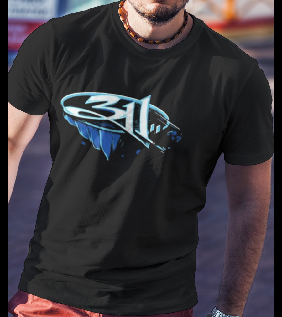 311 July 28 2026 Grand Rapids MI Blue Stylized Text Event T-Shirt