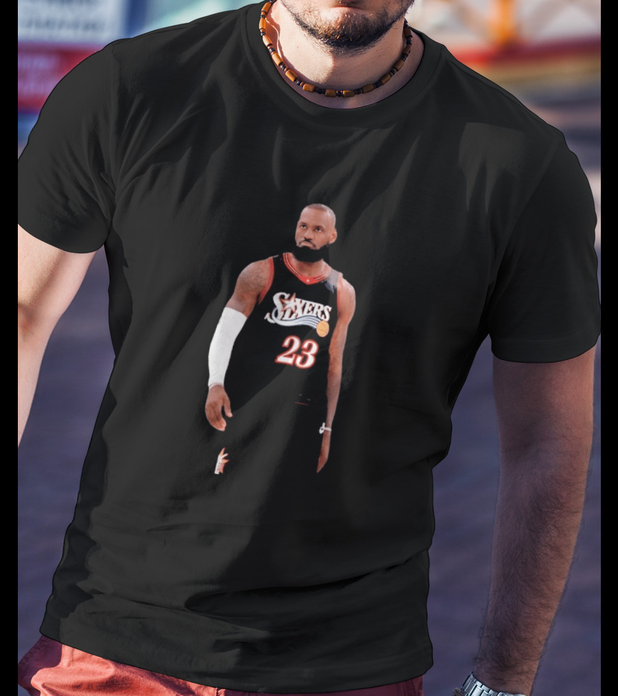 2026 LeBron James Philadelphia 76ers Number 23 Jersey T-Shirt