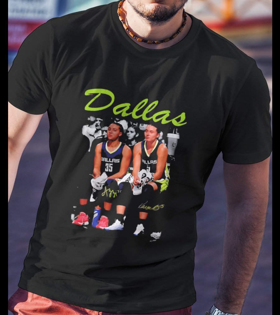 Dallas Azzi Fudd Paige Bueckers Signatures 2026 Game Day T-Shirt