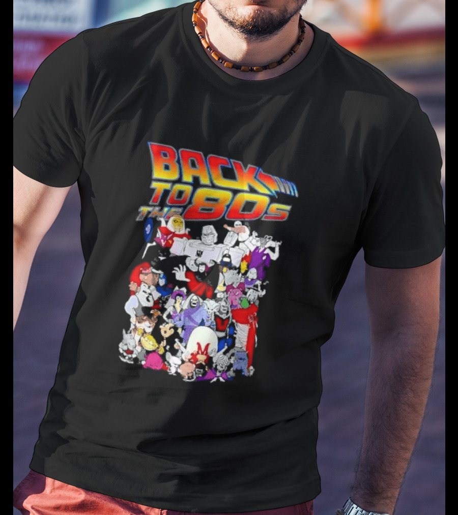 Back To The 80s Various Cartoon Villains Retro Nostalgia T-Shirt