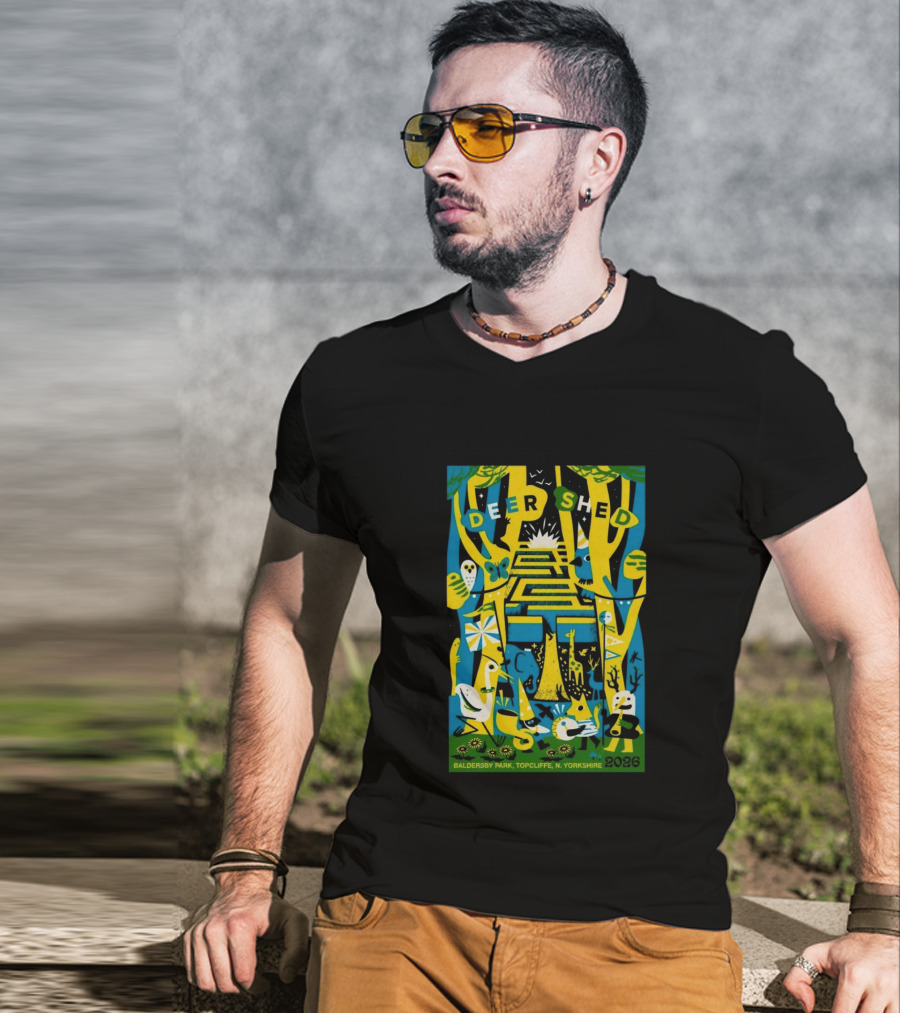Deer Shed 2026 Baldersby Park Topcliffe N Yorkshire Festival T-Shirt
