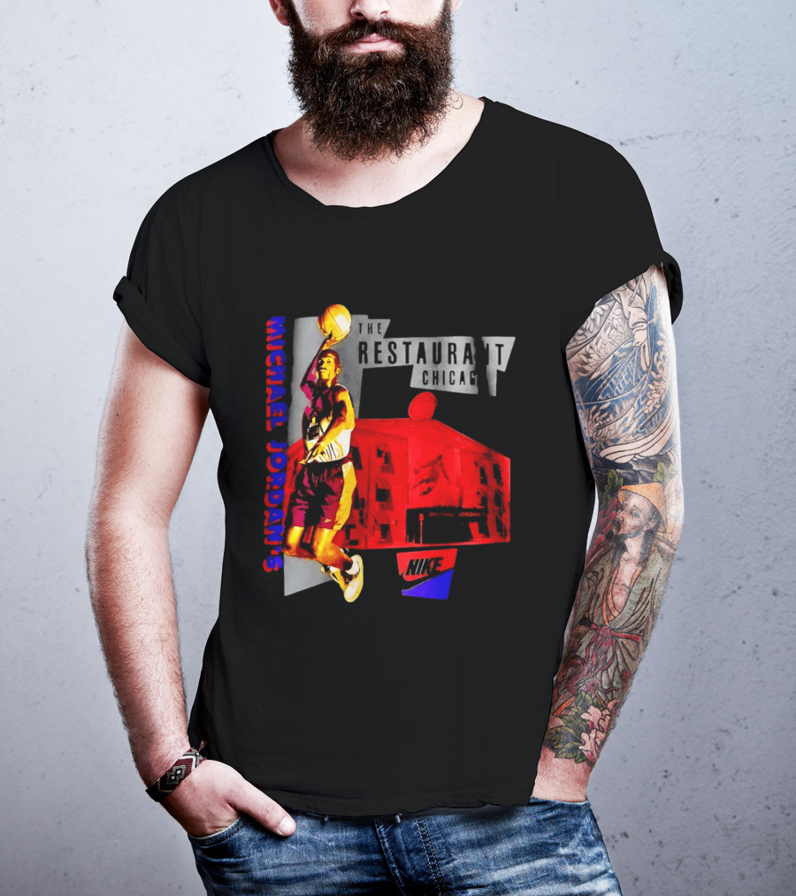 Michael Jordan's Restaurant Chicago Nike Basketball T-Shirt