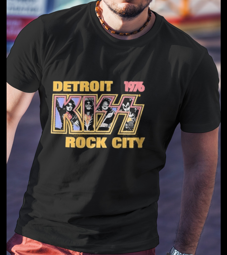 Kiss Detroit Rock City 1976 Band T-Shirt