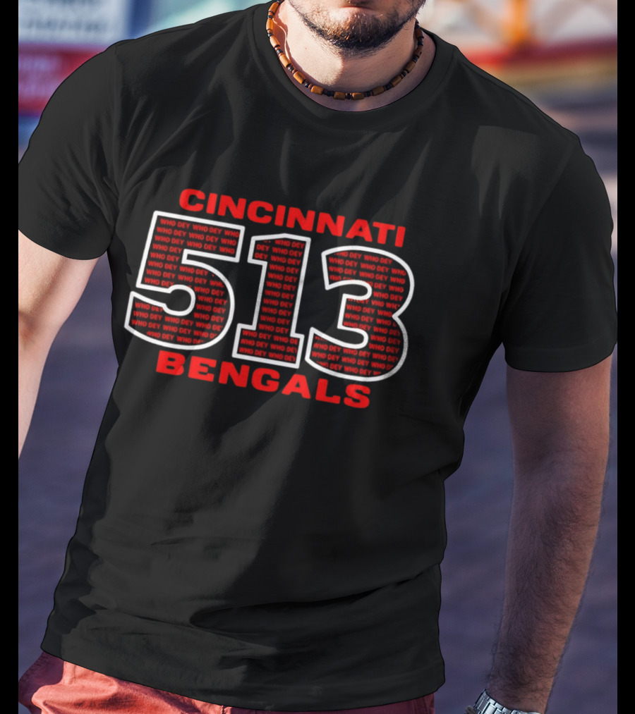 Cincinnati Bengals 513 Who Dey T-Shirt