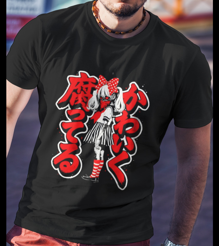 Horror Anime Manga Aesthetics Japanese T-Shirt