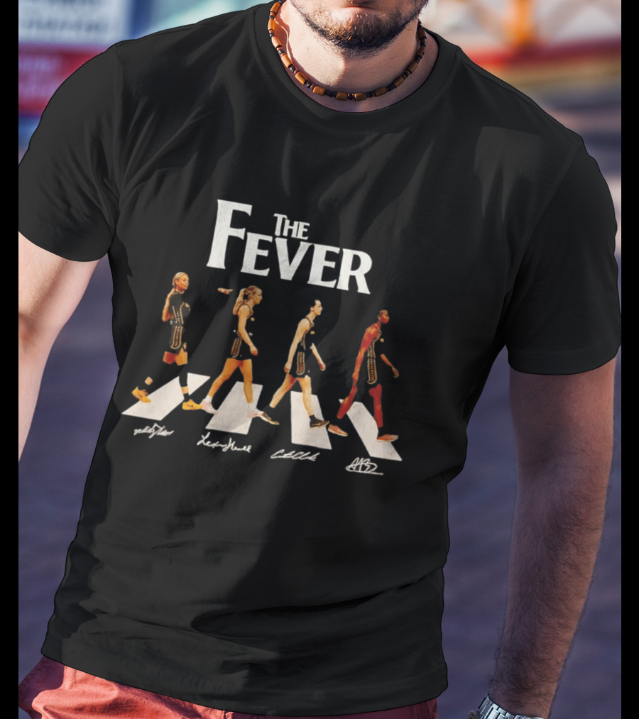 The Fever Abbey Road Signatures Clark Cunningham Hull Boston T-Shirt