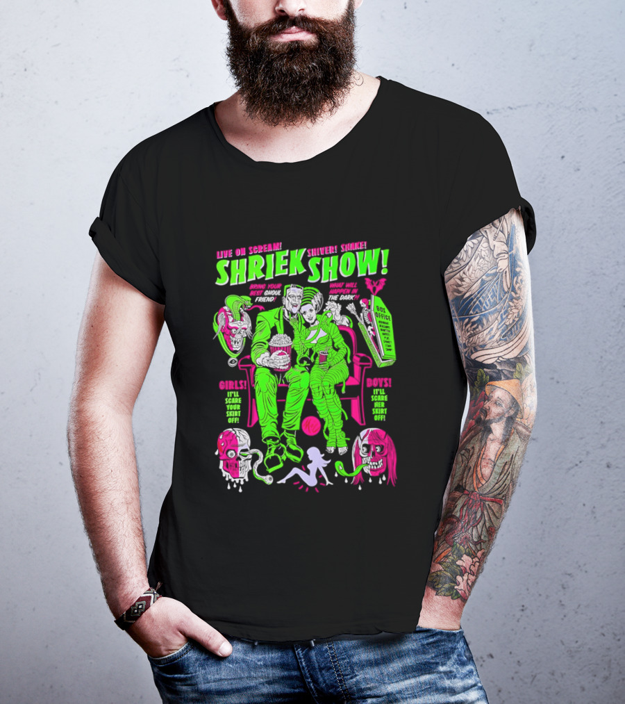 Live On Scream Shriek Show Bring Your Best Ghoul Friend Scariest Scores Songs Skins T-Shirt