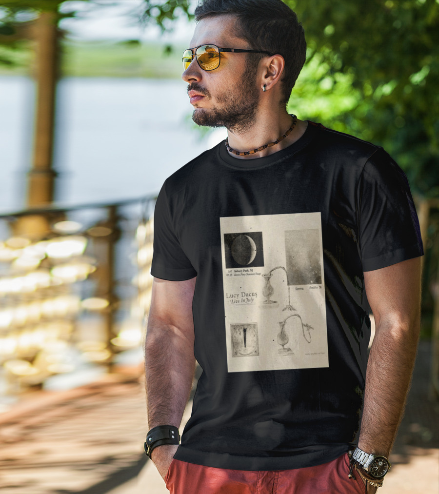 Lucy Dacus Live In July Asbury Park NJ Stone Pony Summer Stage 07 25 Opening Smidley Moon Stage T-Shirt